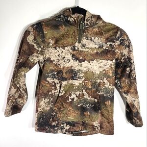 Red Head Camo Boys Sweater Pull Over Size Small